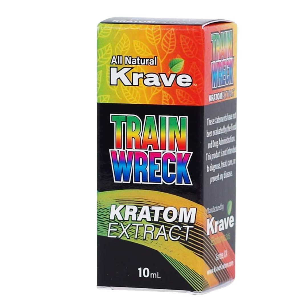 Krave Kratom Extract Shots - 10ml Kratom Krave Kratom Train Wreck  