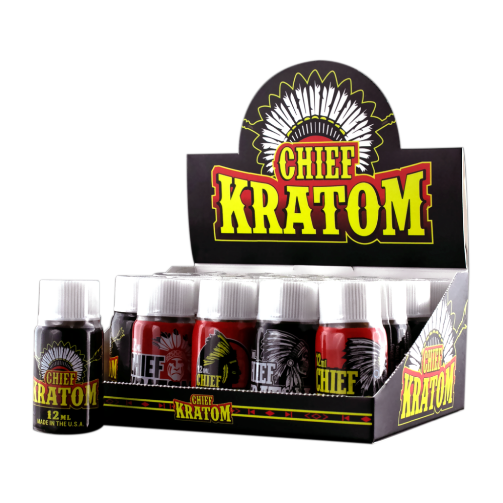 Chief Kratom Liquid Extract 12ml Bottle Kratom Chief Kratom   