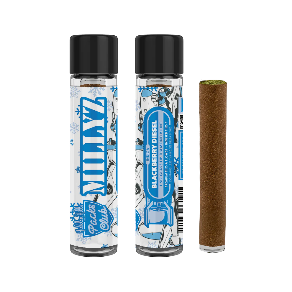 Hidden Hills Millyz Diamond 1.5 Gram Blunts - 2 Pack