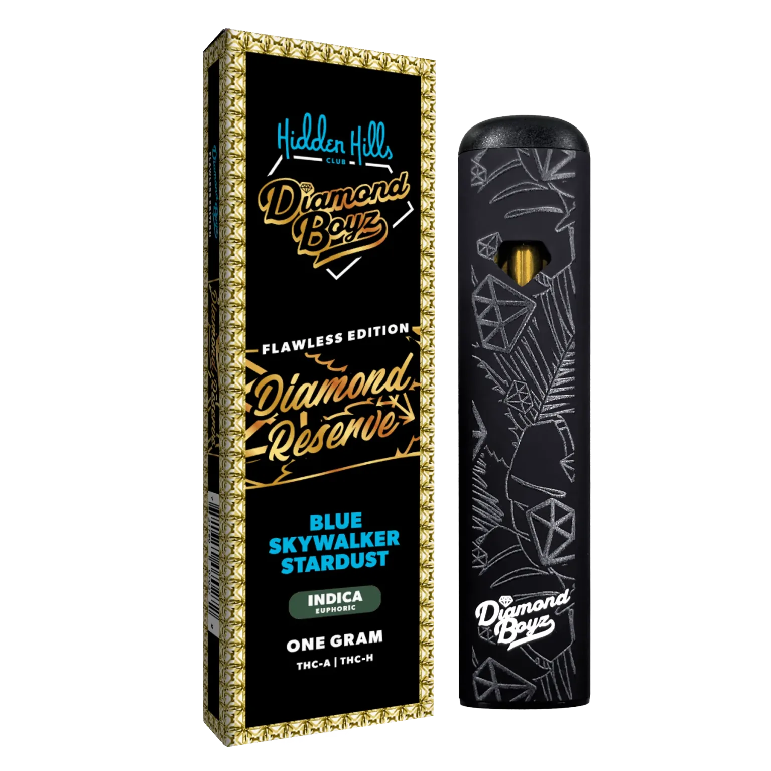 Hidden Hills Diamond Reserve THC-A Disposable – 1 Gram