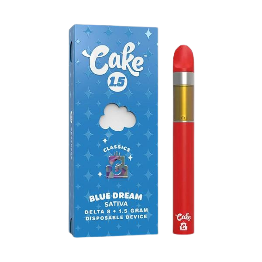 Cake - Delta 8 510 Disposable - 1.5G Vape Cake Blue Dream  
