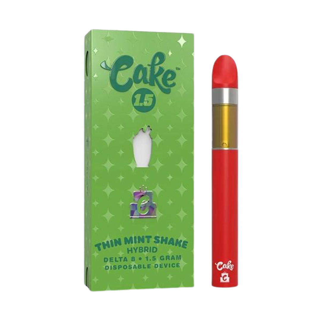 Cake - Delta 8 510 Disposable - 1.5G Vape Cake Thin Mint  