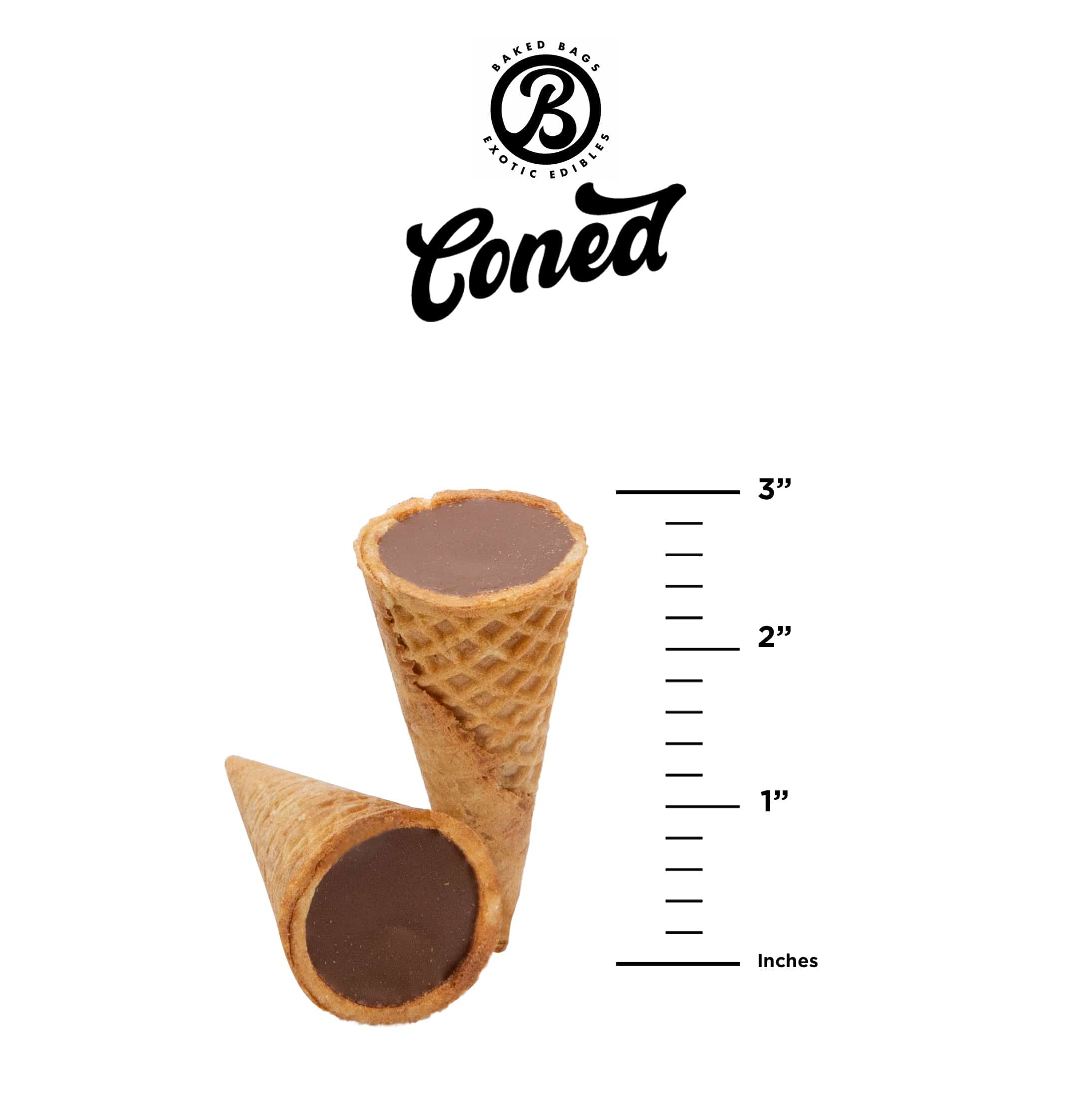 Baked Bags Coned Edible Ice Cream Cone Edibles Baked Bags   