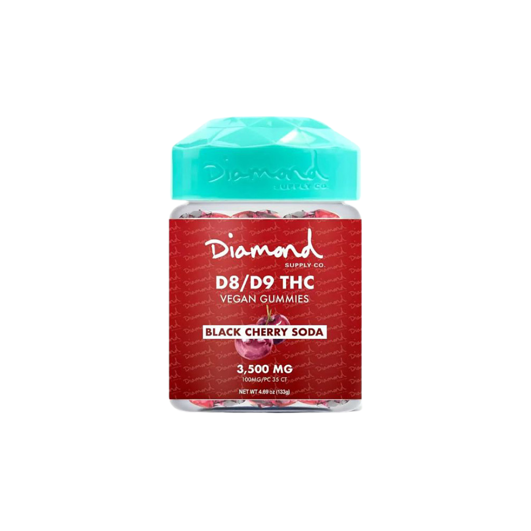 Diamond Supply Company D8/D9 Gummies Edibles Diamond Supply Company Black Cherry Soda  