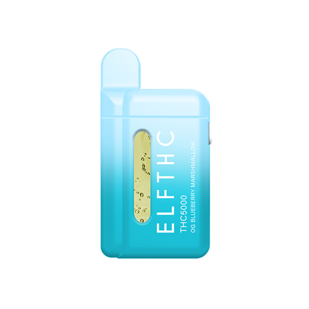 ELF THC 5000 Puff Disposable Vape ELF THC OG Blueberry Marshmallow - Noldor Blend  