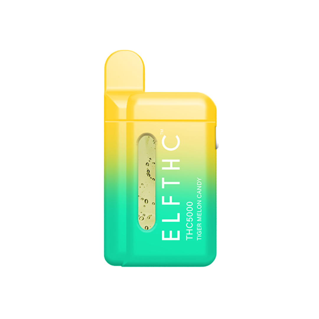 ELF THC 5000 Puff Disposable Vape ELF THC Tiger Melon Candy - Eldarin Blend  