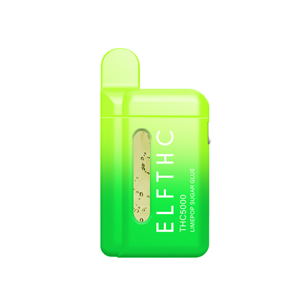 ELF THC 5000 Puff Disposable Vape ELF THC Limepop Sugar Glue - Noldor Blend  
