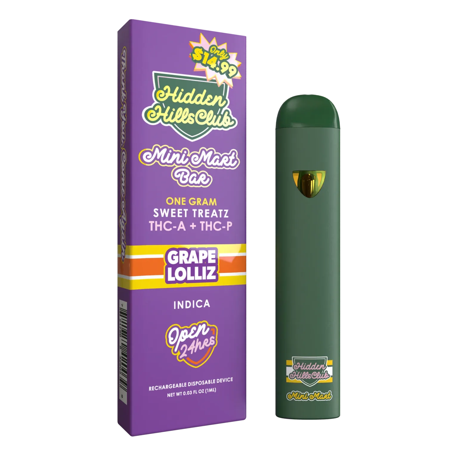 Hidden Hills Sweet Treatz Disposable – 1 Gram