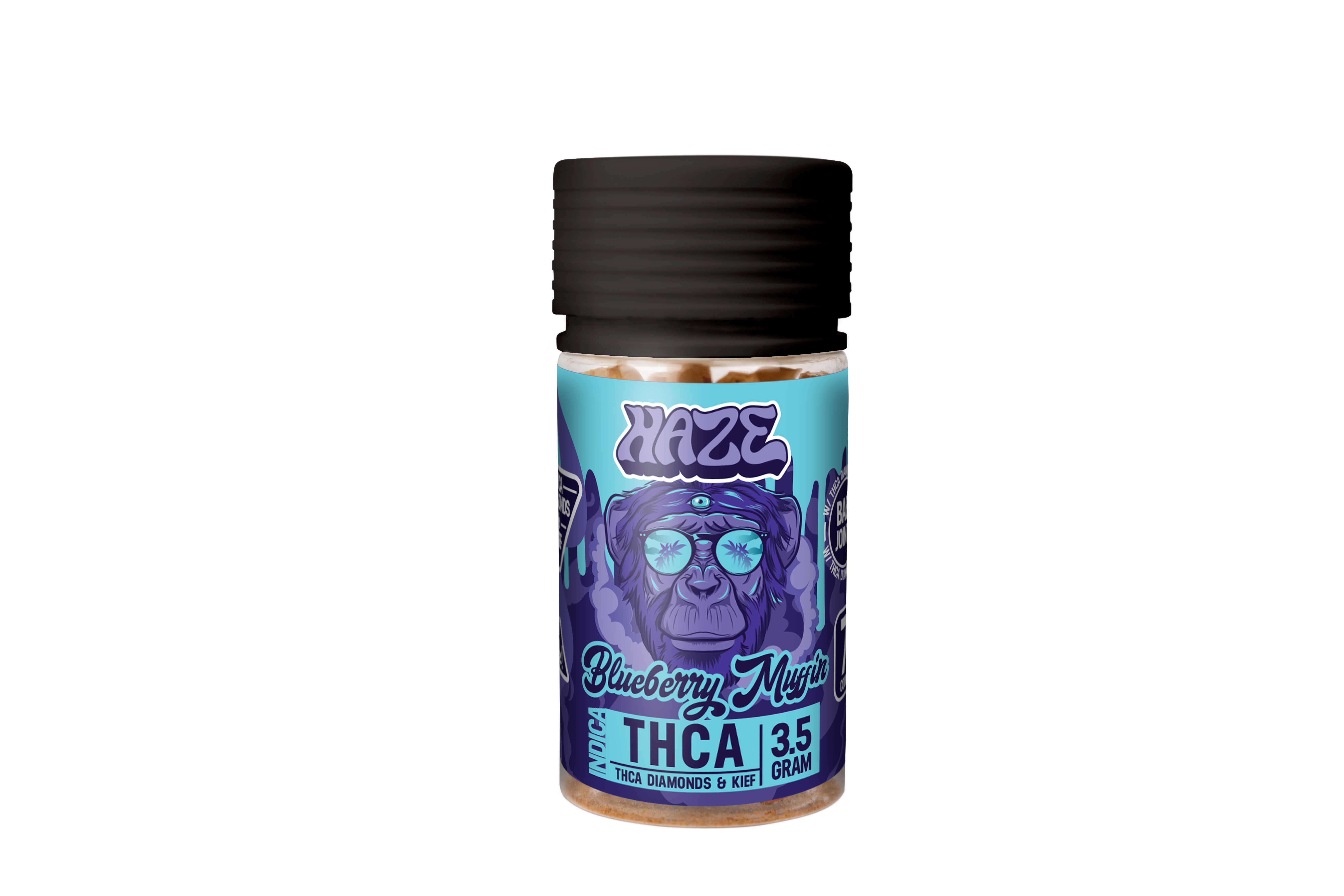 Haze THCA Baby Joints 3.5 Grams Flower Haze Blueberry Midnight  