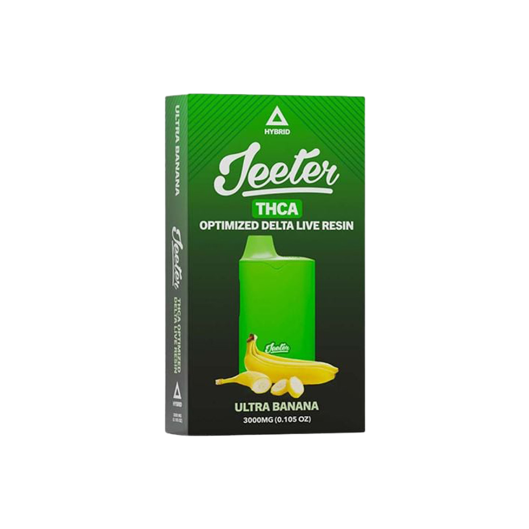 Jeeter THCA Live Resin 3g Disposable Vape Vape Jeeter Ultra Banana Hybrid  