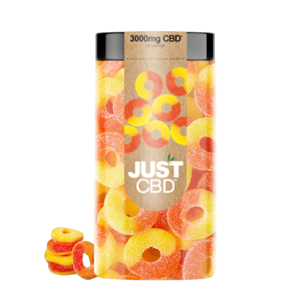 Just CBD - Gummies THC FREE Edibles Just CBD 3000mg Sugar Free Worms 