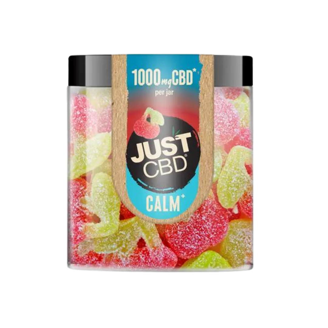 Just CBD - Gummies THC FREE Edibles Just CBD 1000mg Sour Cherry 