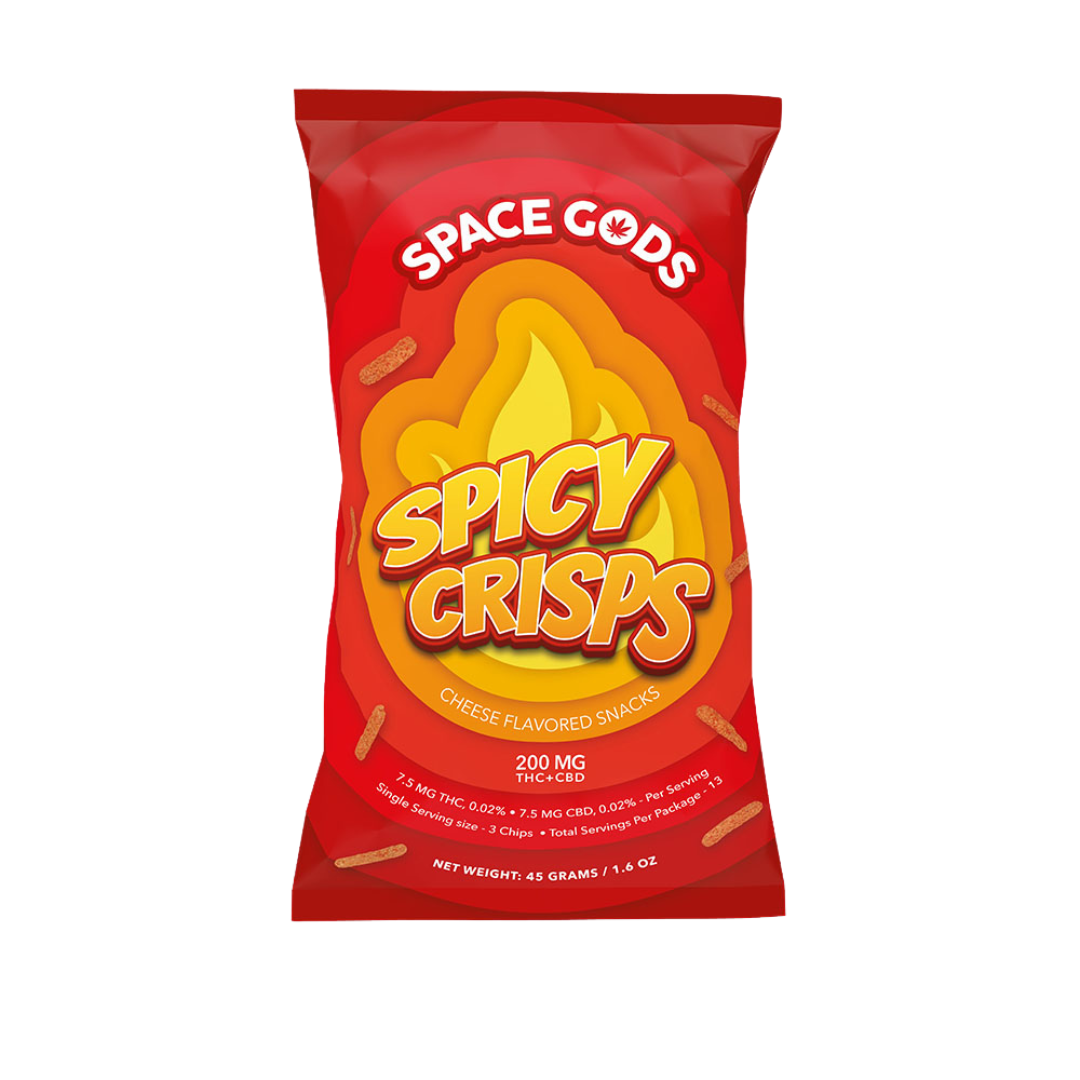 Space Gods - THC+CBD Crisps Edibles Space Gods Spicy  