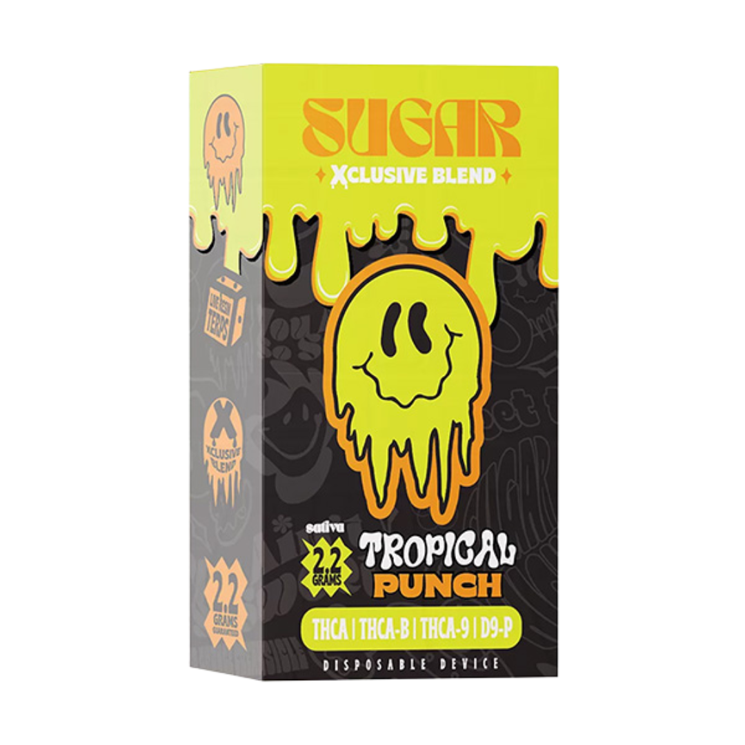 Sugar Xclusive Blend 2.2G Disposable Vape Trippy Sugar Tropical Punch  