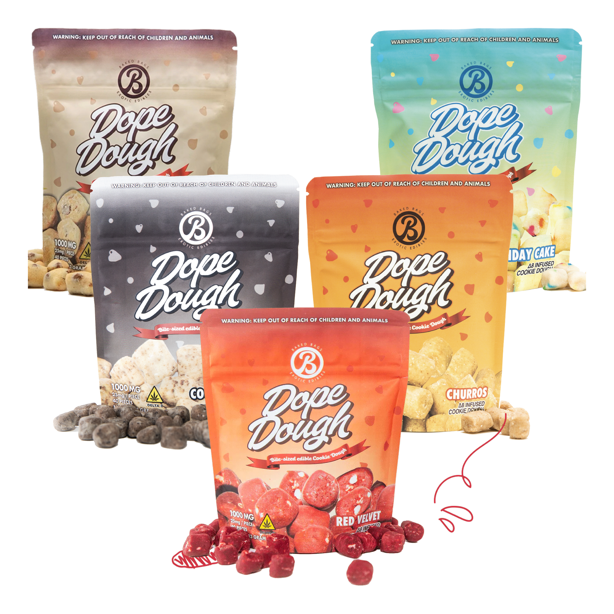 Baked Bags Dope Dough Cookie Dough Edibles Cookie Baked Bags