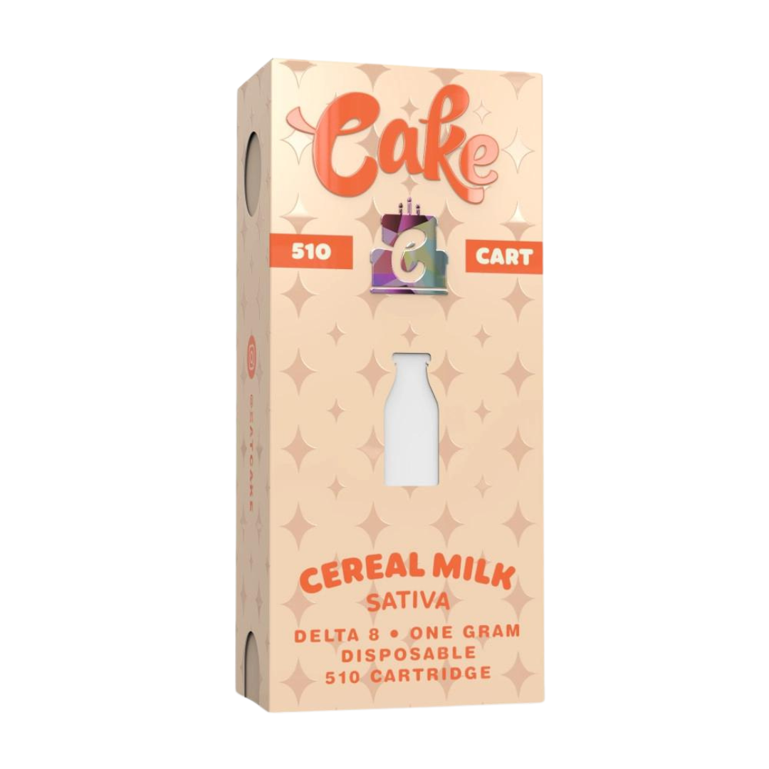 Cake - Delta 8 510 Cartridge - 1G Vape Cake Cereal Milk  