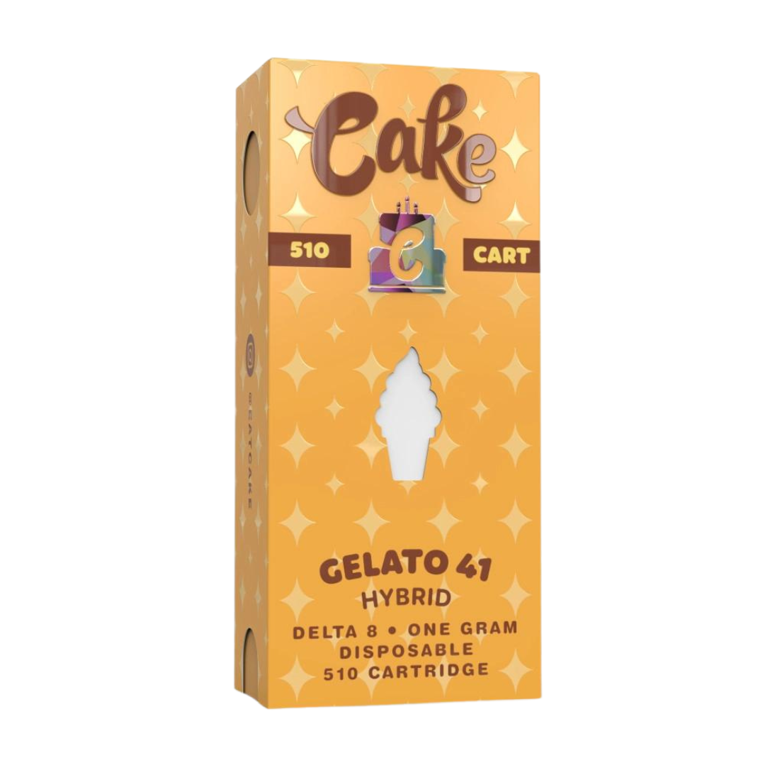 Cake - Delta 8 510 Cartridge - 1G Vape Cake Gelato 41  