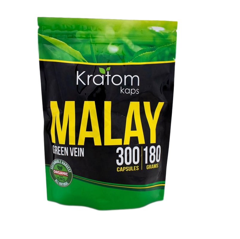 Kratom Kaps Capsules Kratom Kratom Kaps Green Vein Malay 300 Count 