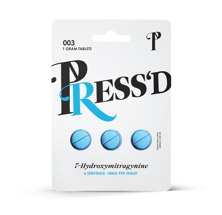 Press’d 7 - Hydroxymitragynine - 3 Pack Tablets Kratom Press'd   