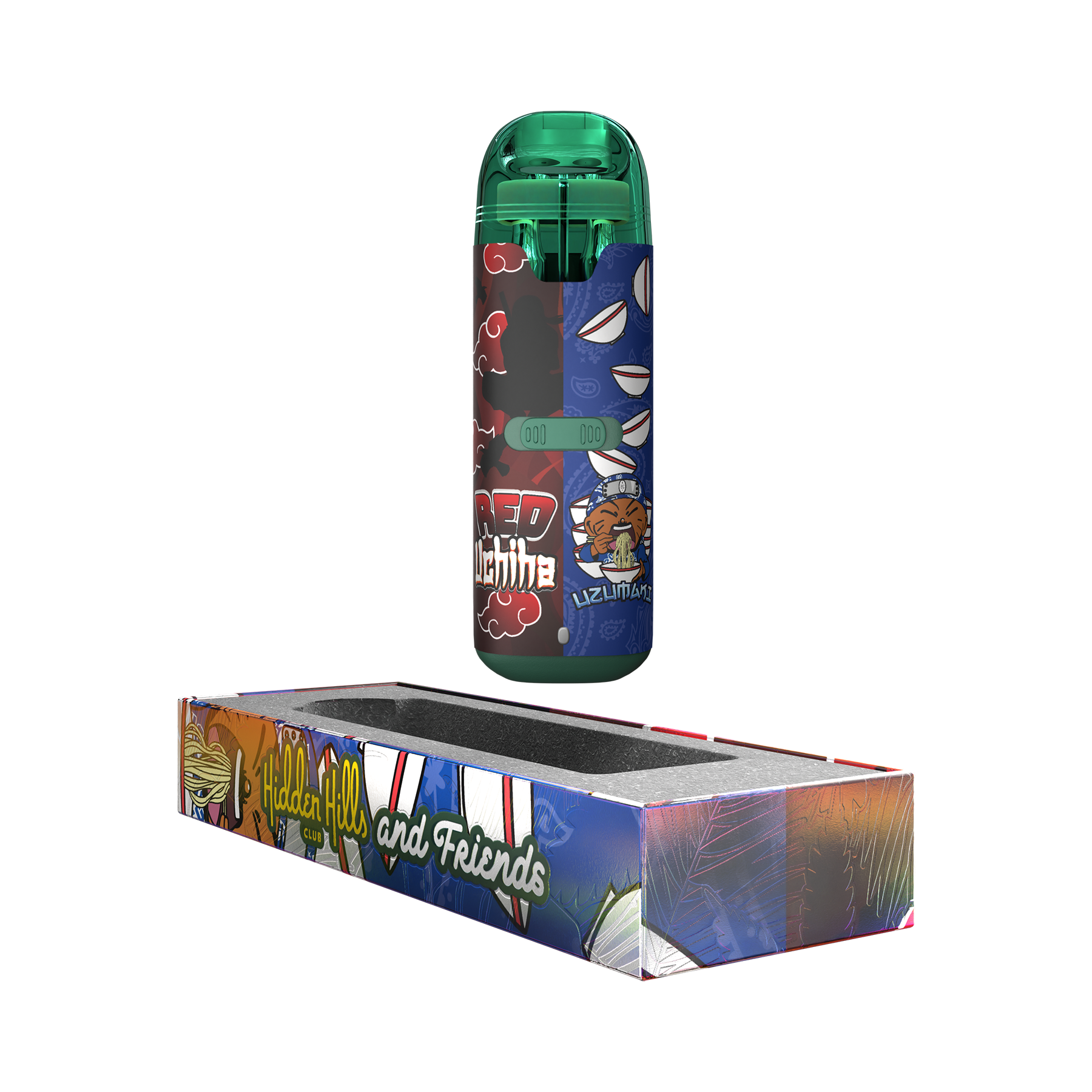 Hidden Hills Dual Flavor THC-A Disposable Vape Hidden Hills Red Uchiha / Uzumaki  