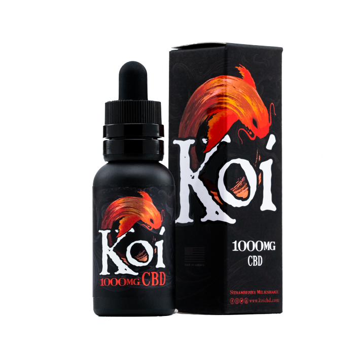 Koi CBD - Strawberry Milkshake Oils Koi CBD 1000 mg  