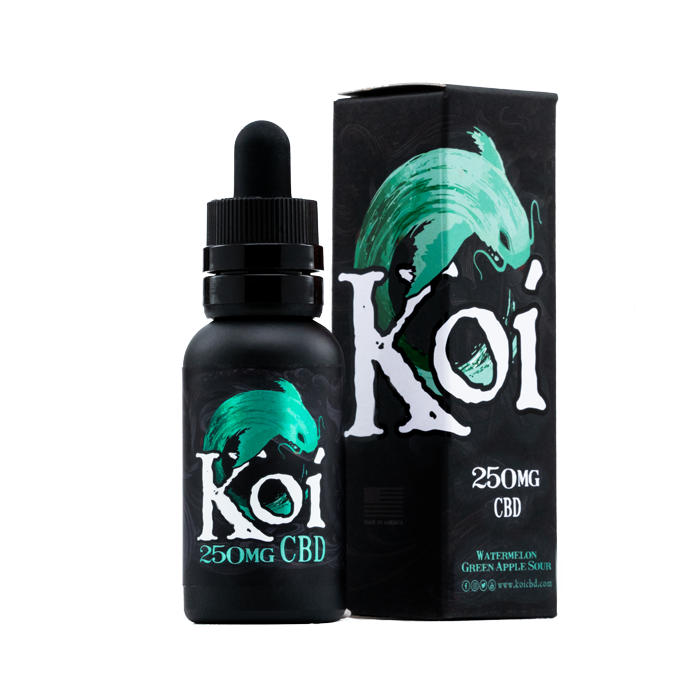 Koi CBD - Watermelon Green Apple Sour Oils Koi CBD 250 mg  