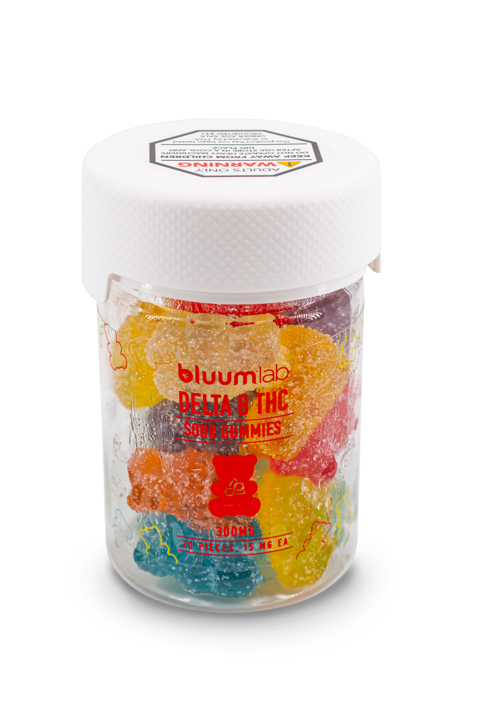 Bluum Lab - Delta 8 Sour Gummies Edibles Bluum Lab   