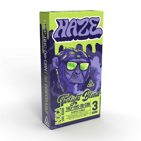 Haze Disposable Vape 3ML Vape Haze Twilight (Indica)  