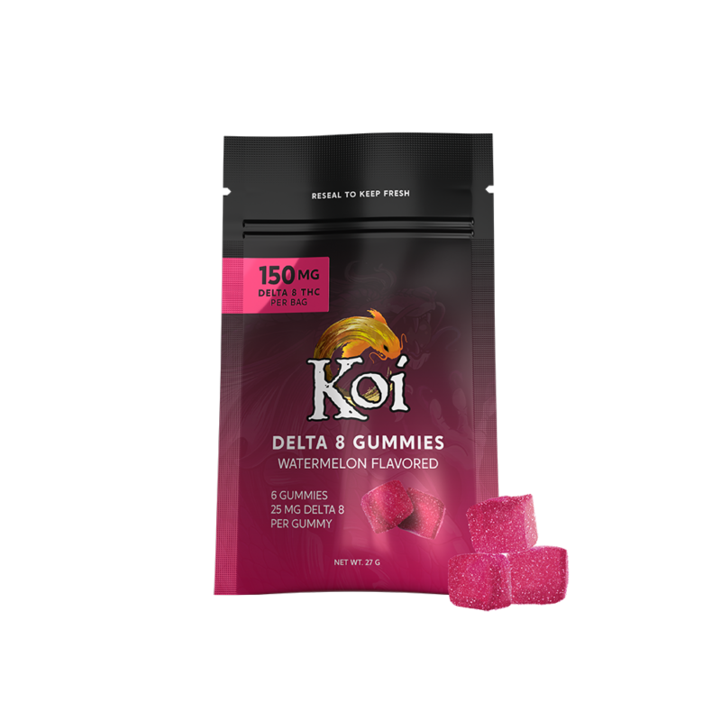 Koi Delta 8 Gummies - 6 Count Edibles Koi CBD Watermelon  