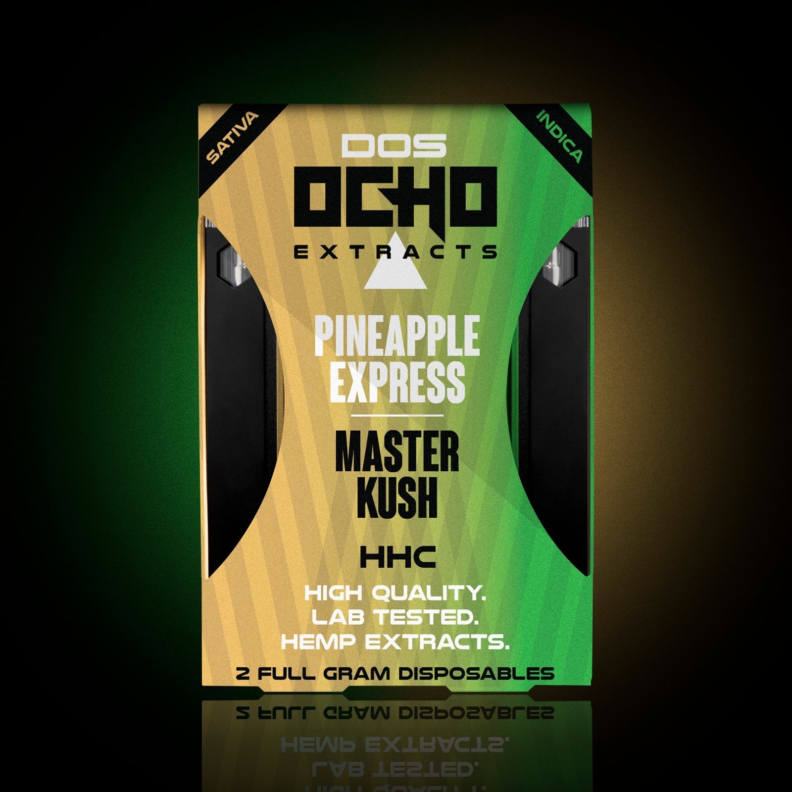 DOS OCHO - Pineapple Express and Master Kush - HHC Disposable Vape Ocho Extracts   