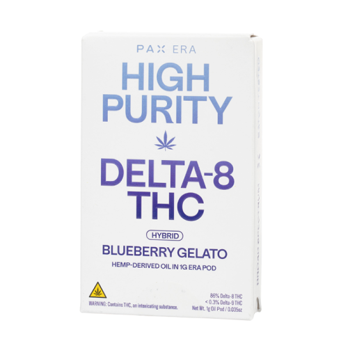 Pax Era High Purity Delta 8 Pods Vape Pax Blueberry Gelato  
