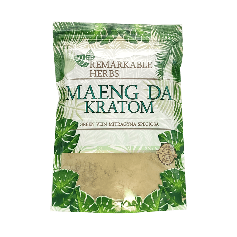 Remarkable Herbs Powder Kratom Remarkable Herbs Green Vein Maeng Da 1 Ounce 