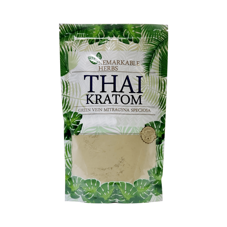 Remarkable Herbs Powder Kratom Remarkable Herbs Green Vein Thai 1 Ounce 