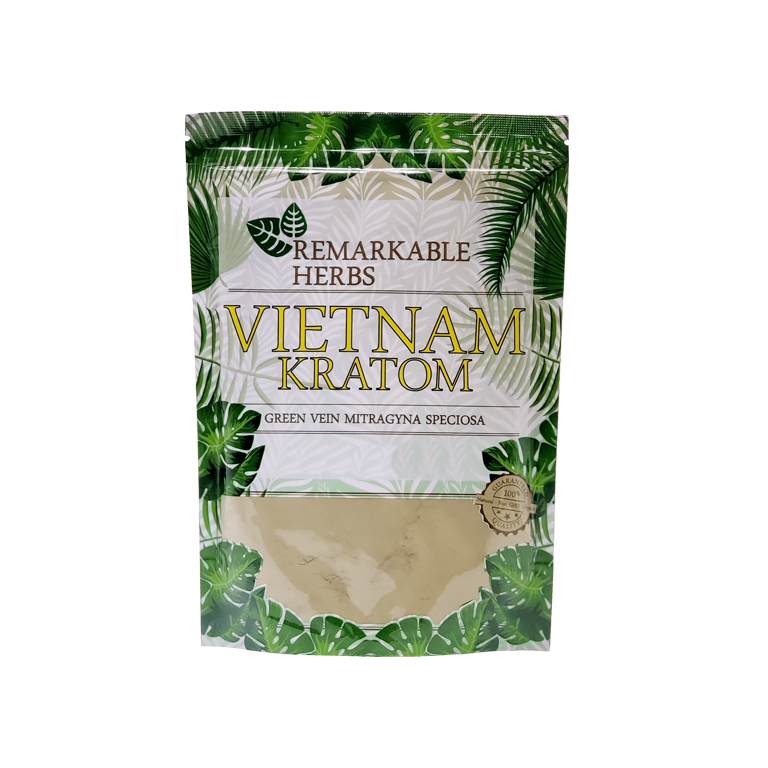 Remarkable Herbs Powder Kratom Remarkable Herbs Green Vein Vietnam 1 Ounce 
